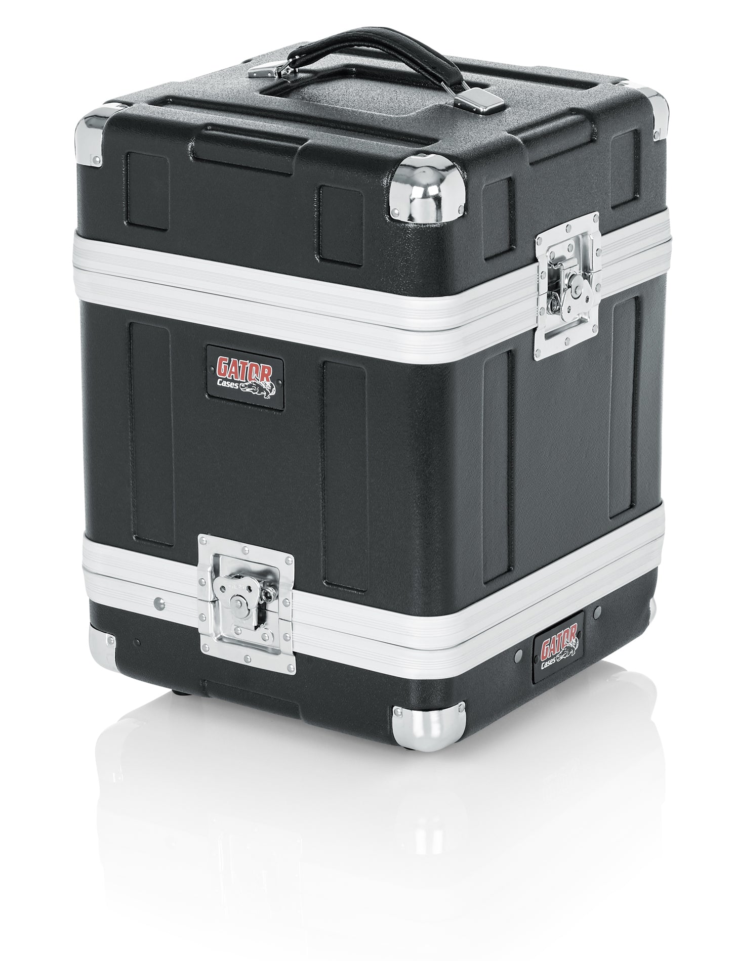 Gator ATA Molded Case for 4 Complete Wireless Mic Systems; Half Rack