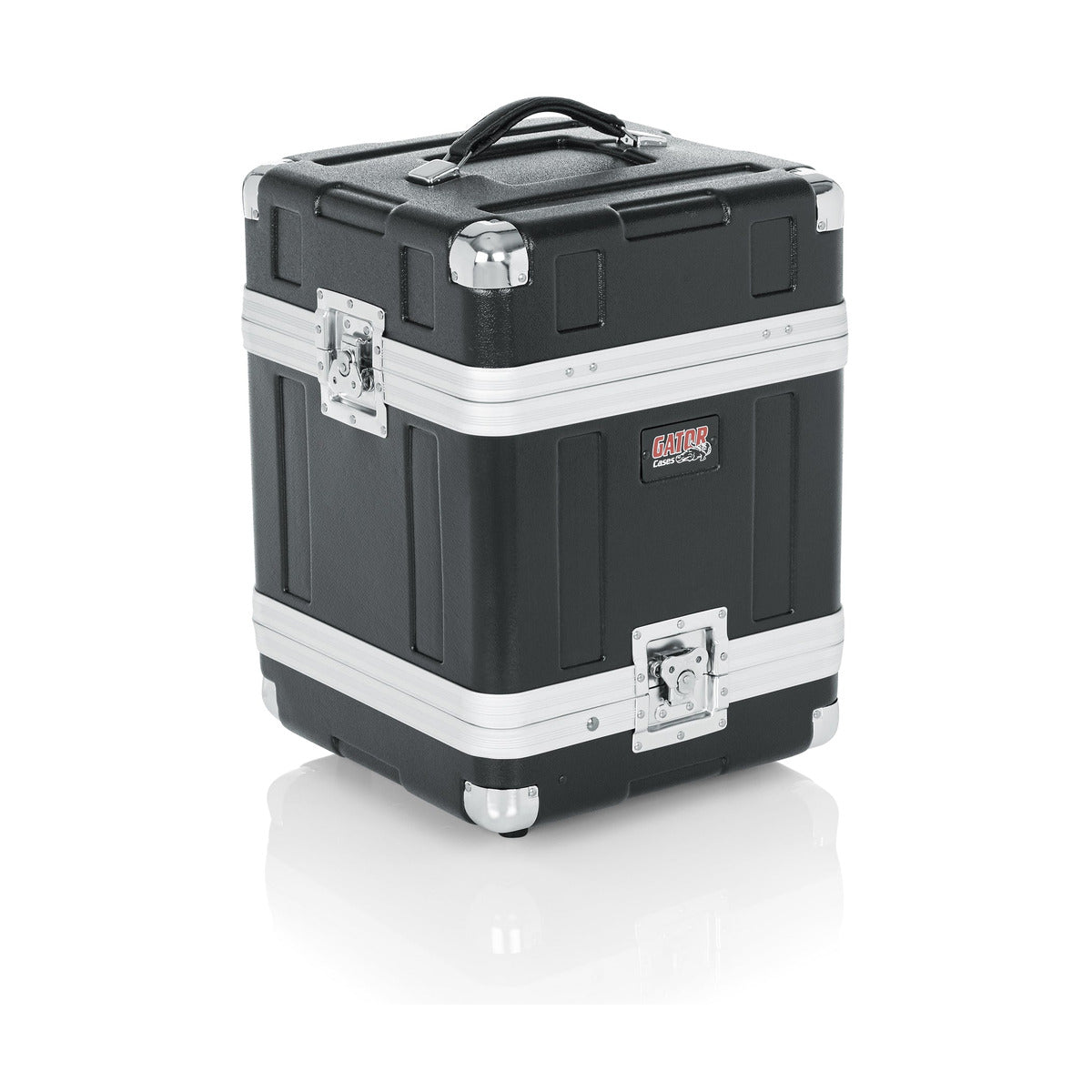 Gator ATA Molded Case for 4 Complete Wireless Mic Systems; Half Rack