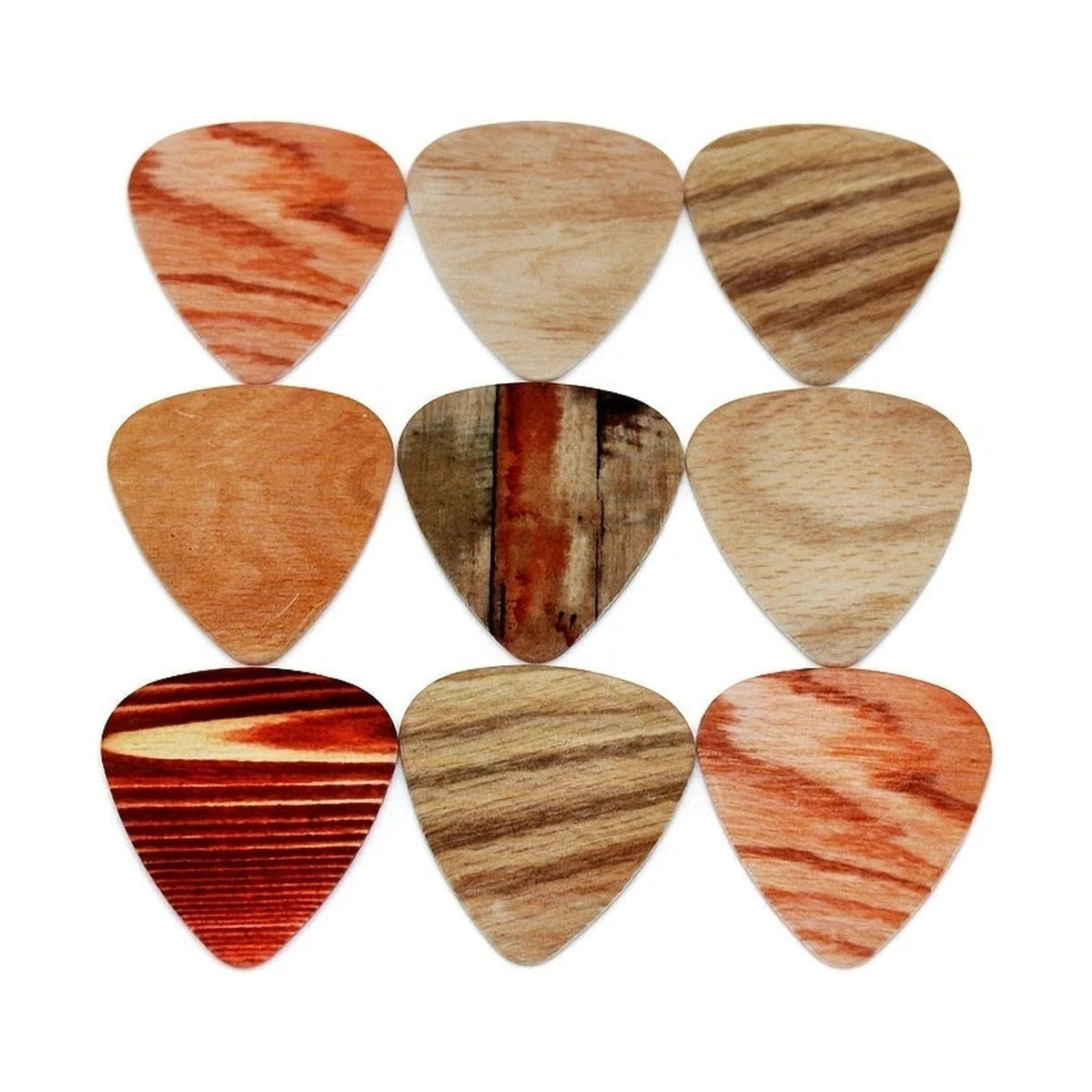 Guitar Picks 50 Pack Mixed Thickness 0.46mm 0.71mm 1.0mm with Storage Box for Acoustic Guitar and Ukulele
