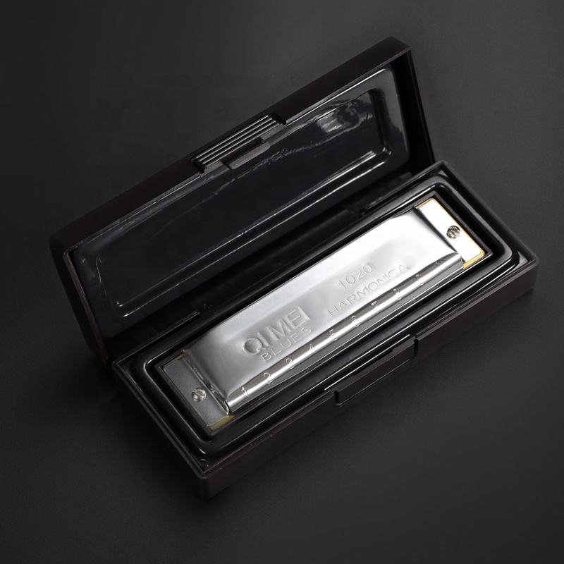Sonata 10-Hole Diatonic Harmonica in C with Protective Case by QiMei
