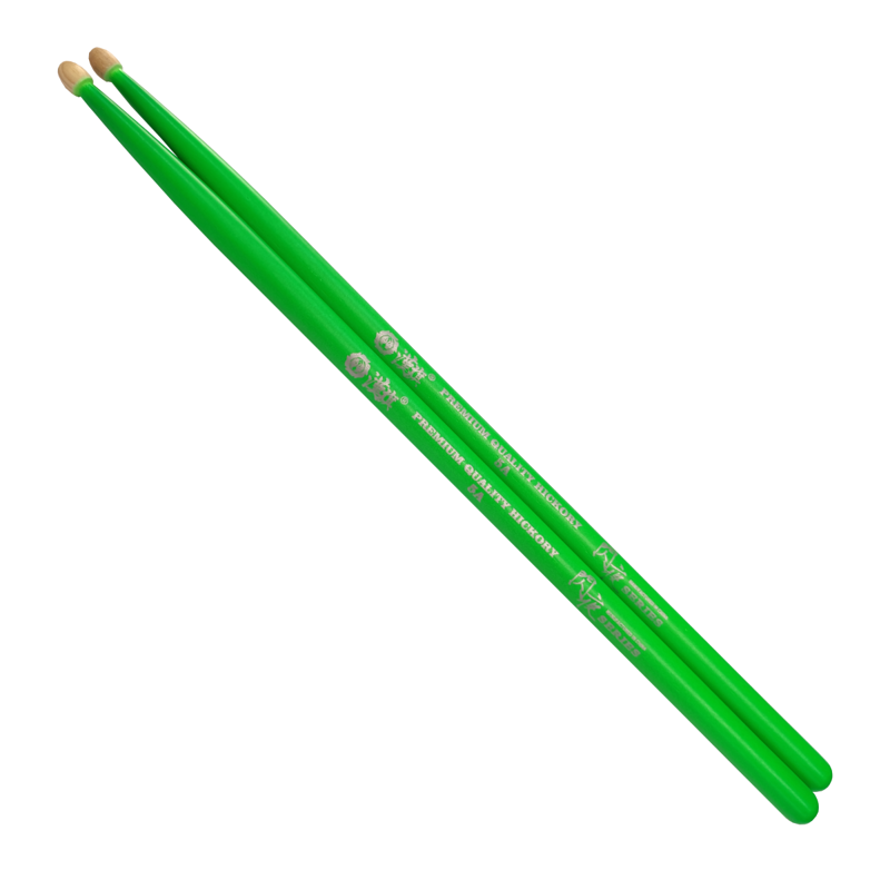 Han Flag — Han Flag Drumsticks - 5A Fluorescent Series Green