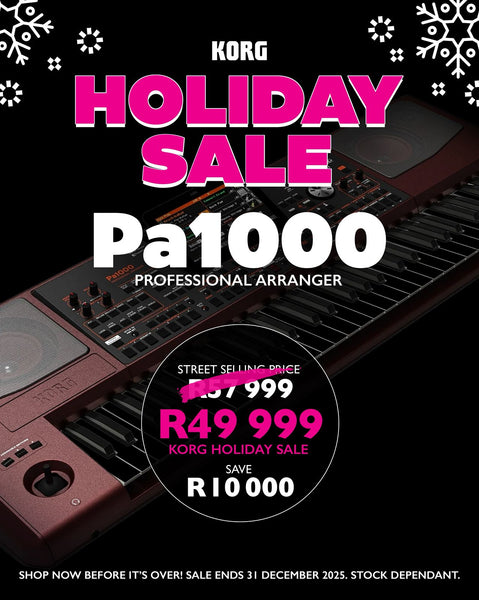 KORG PA1000 Professional Arranger Keyboard - 61 key - Festive Offer!