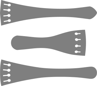 Josef Teller Cello Tailpieces Hill Ebony — Josef Teller (teller.de)