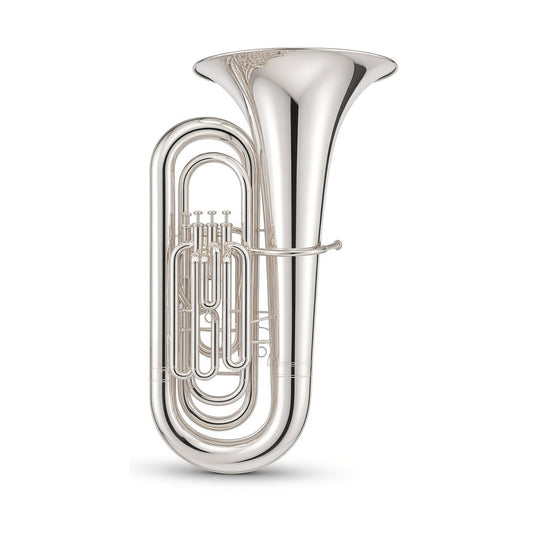 Jinyin 4 BBb Piston Tuba Gold Silver Plated