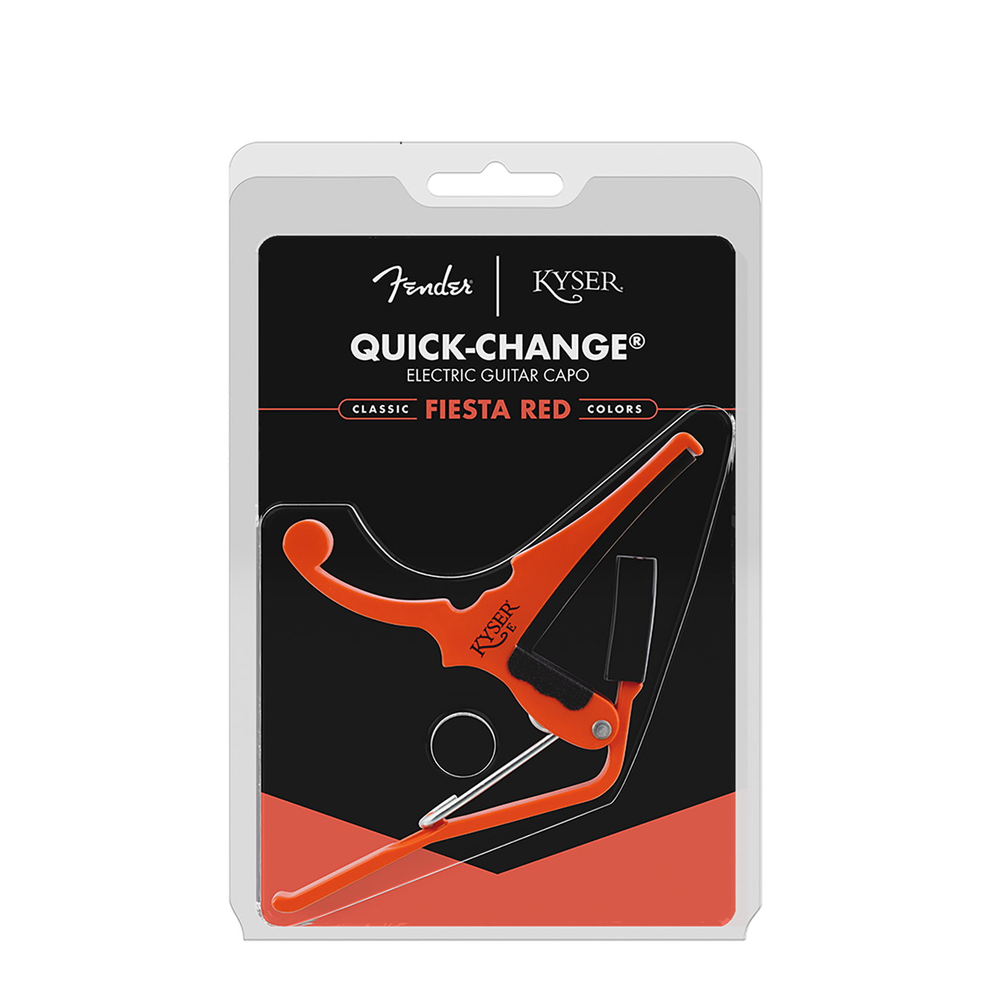 Kyser Fender Quick-Change Capo Fiesta Red