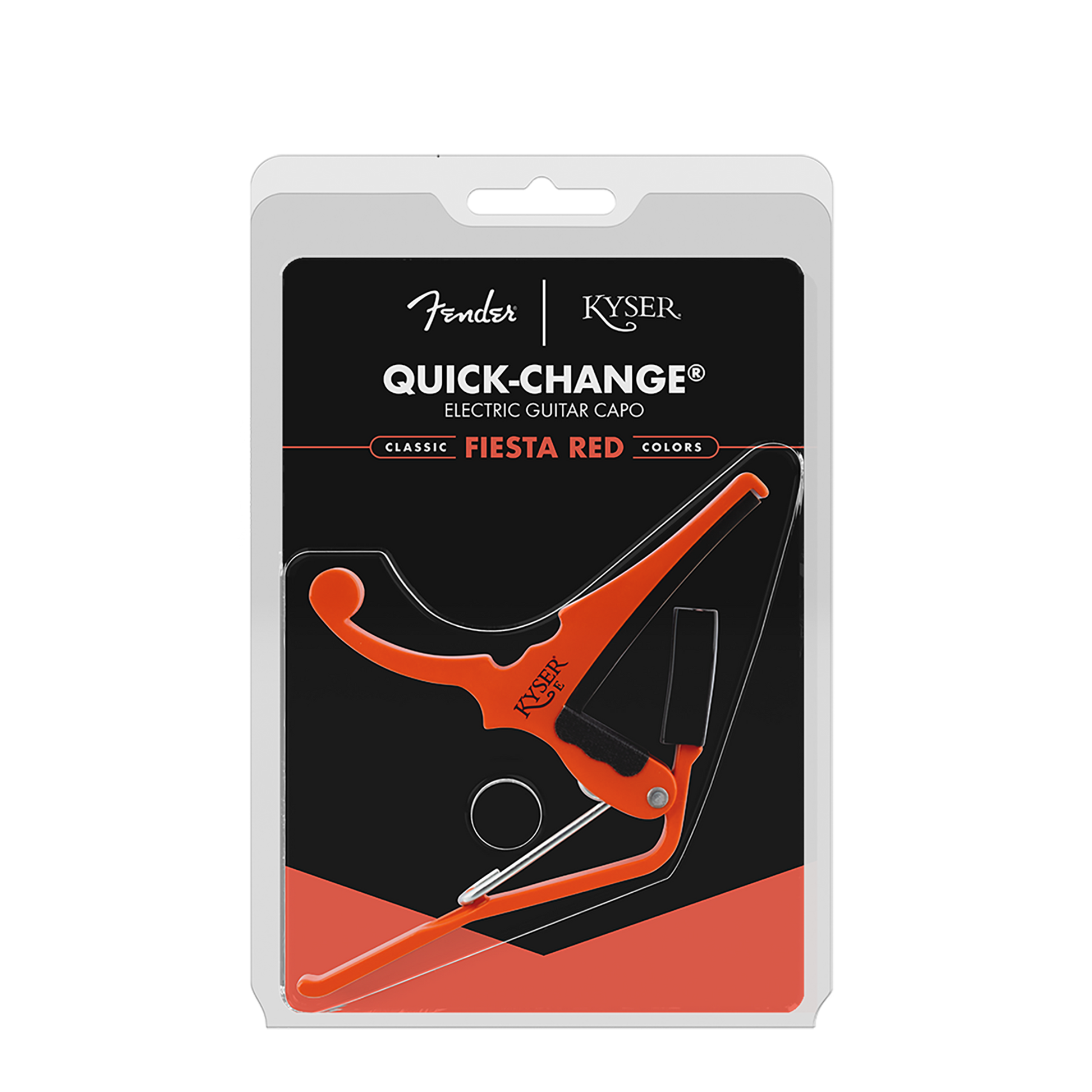 Kyser Fender Quick-Change Capo Fiesta Red