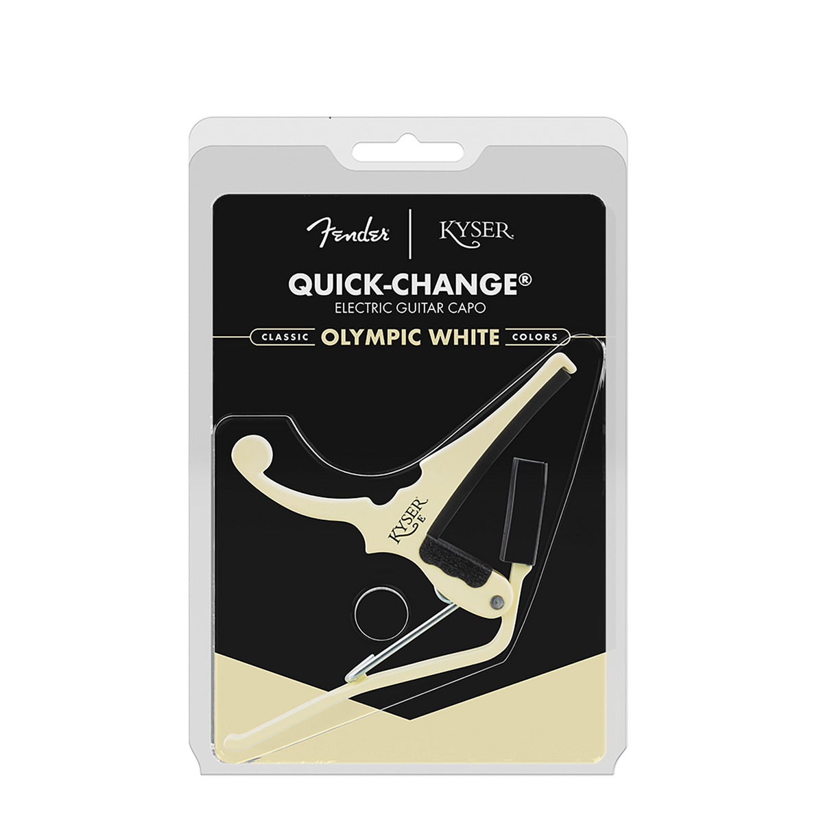 Kyser Fender Quick-Change Capo Olympic White