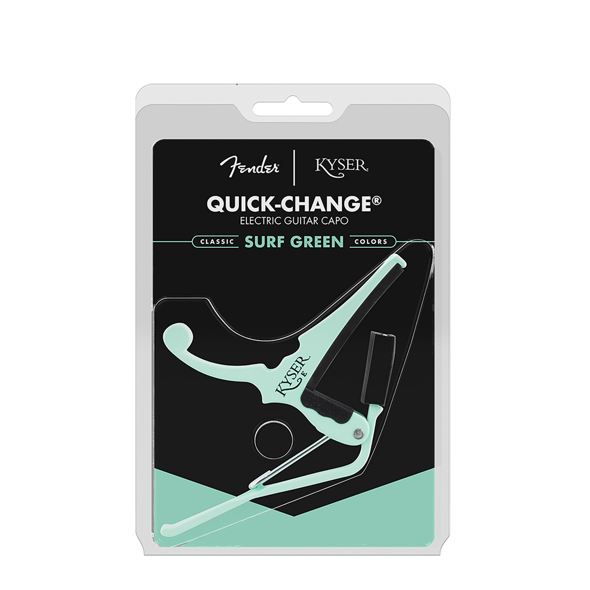 Kyser Fender Quick-Change Capo Surf Green