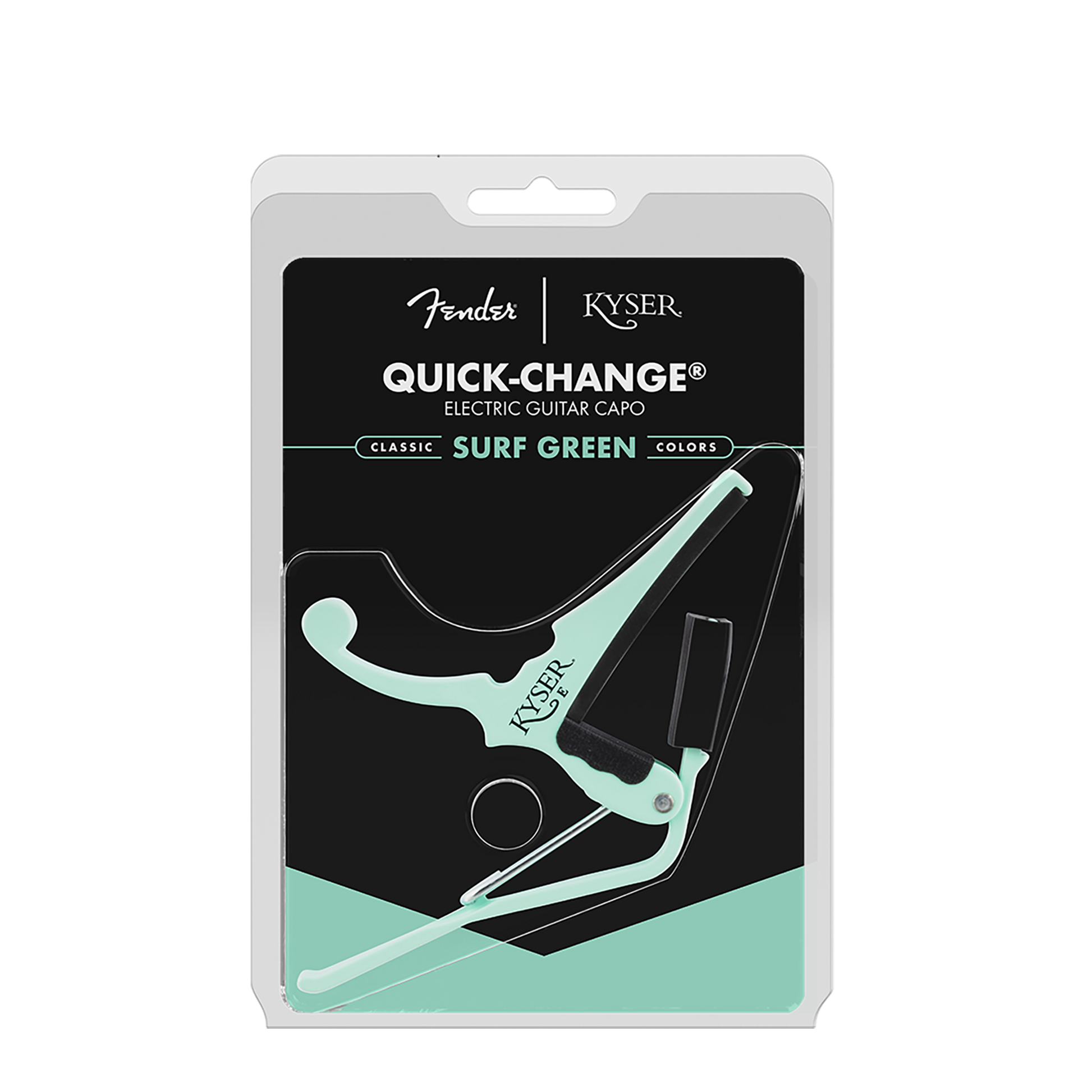 Kyser Fender Quick-Change Capo Surf Green