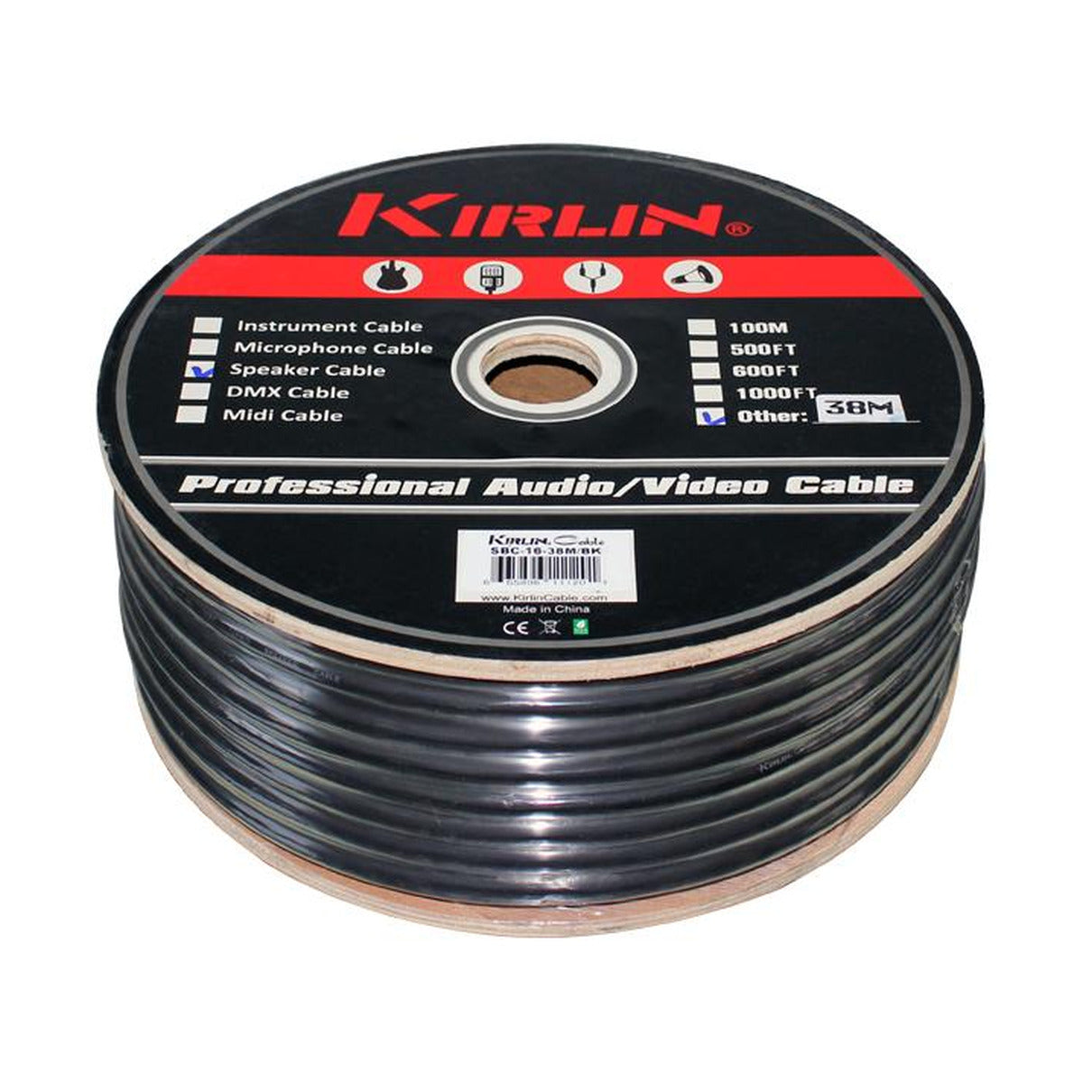 Kirlin 100M Speaker Cable Roll by Kirlin