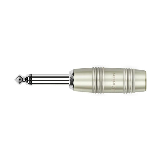 Kirlin CH-2306PR – 1/4" Straight Mono Plug, Nickel-Plated Contact by Kirlin