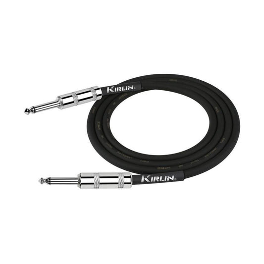 Kirlin IPCV-241/BK 6m Entry 24 Instrument Cable – 1/4" Mono to 1/4" Mono – Black by Kirlin