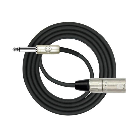 Kirlin MP-481PR/BK 6m Original XLR Patch Cable – XLR Male to 1/4" Mono Plug – Black by Kirlin
