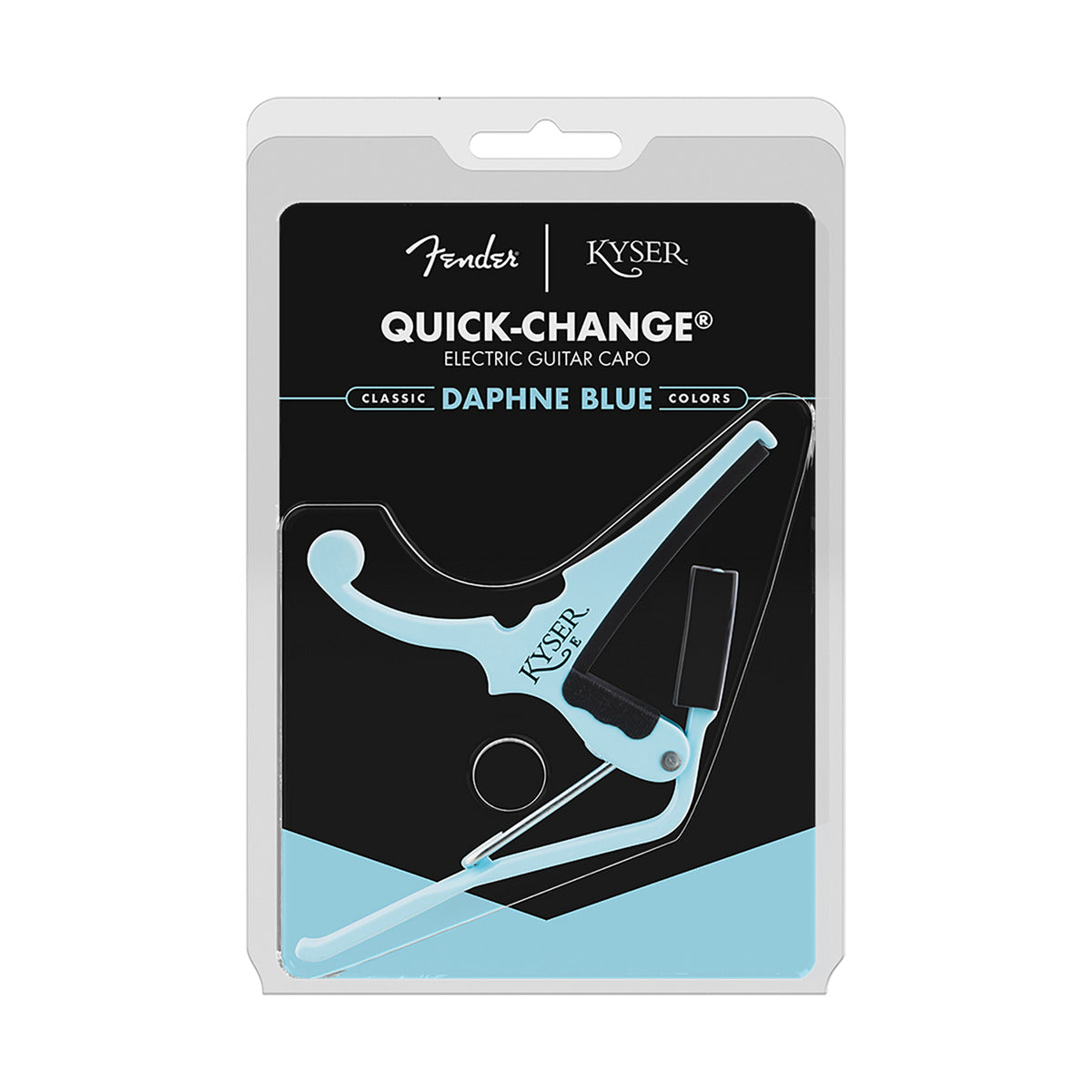 Kyser Fender Quick-Change Capo Daphne Blue