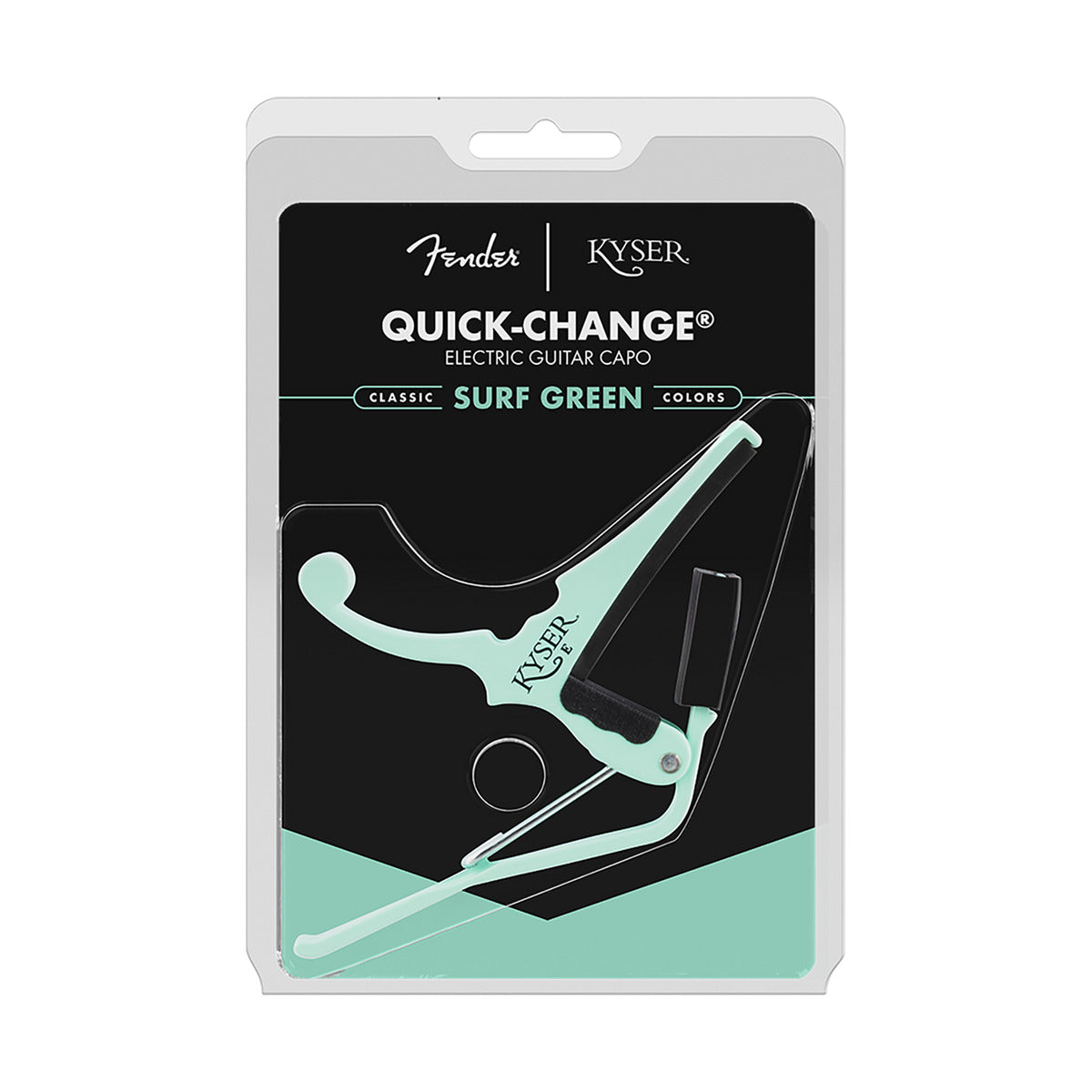 Kyser Fender Quick-Change Capo Surf Green