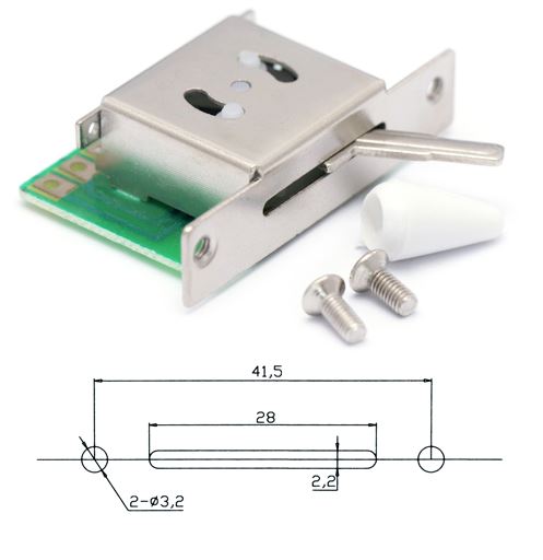 Switch – 3 – way – White Knob