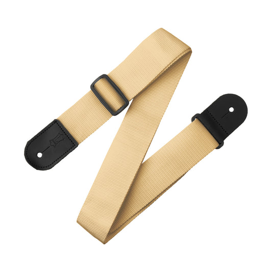 Levy's 2 inch tan poly guitar strap