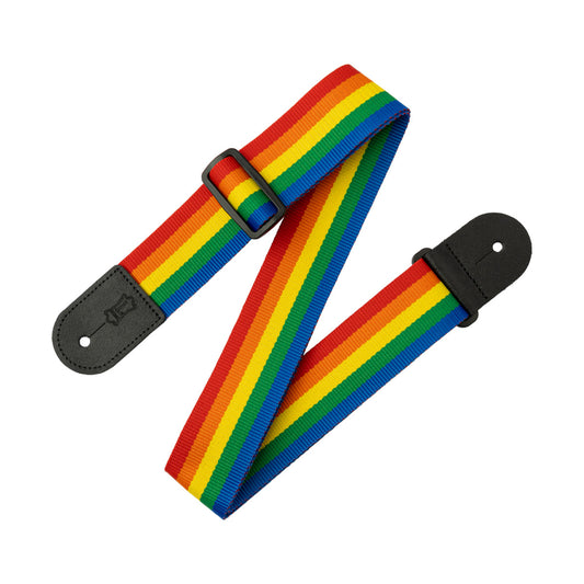 Levy's 2 inch Rainbow guitar strap