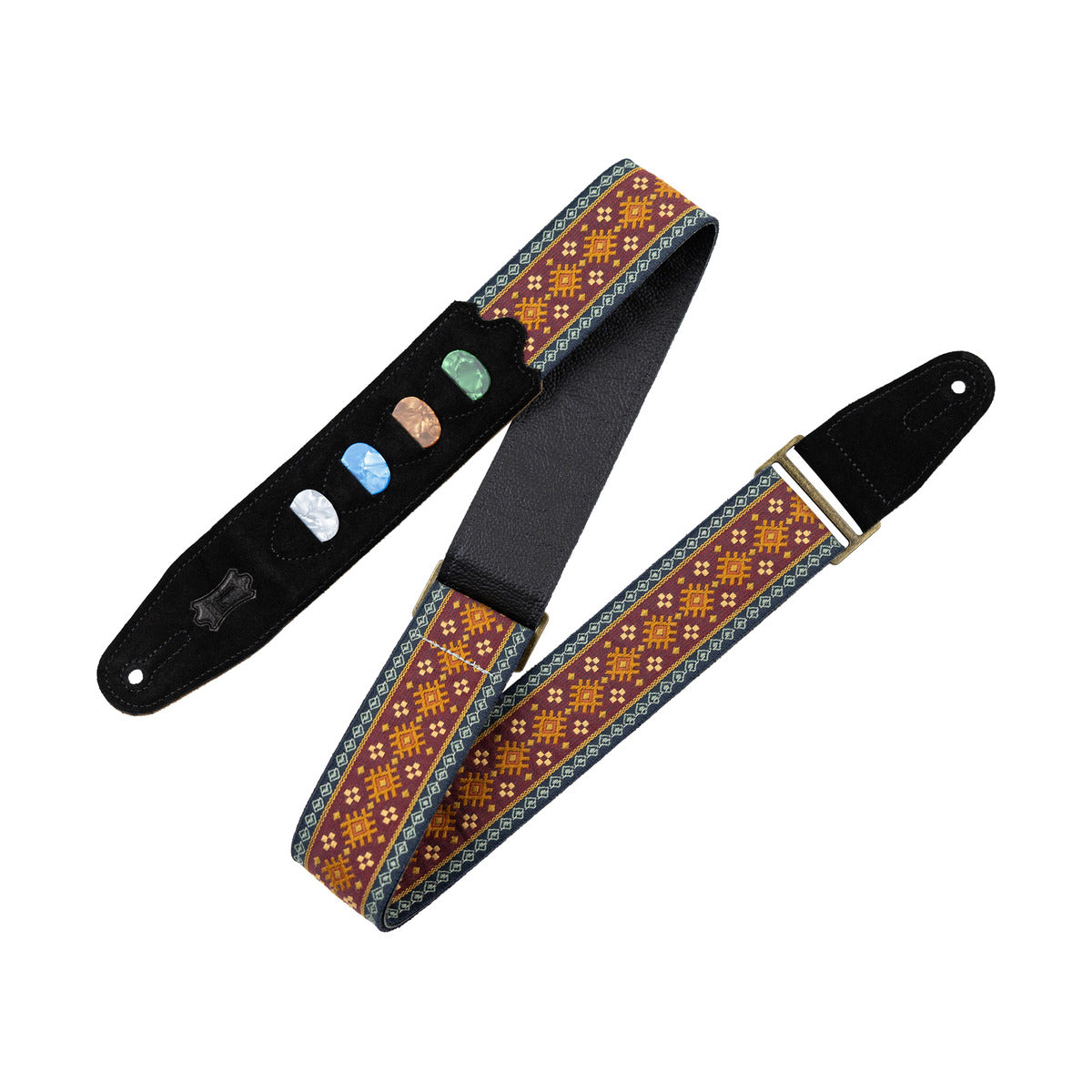 Levy's 2" Vintage Hootenanny Jackguard Guitar Strap