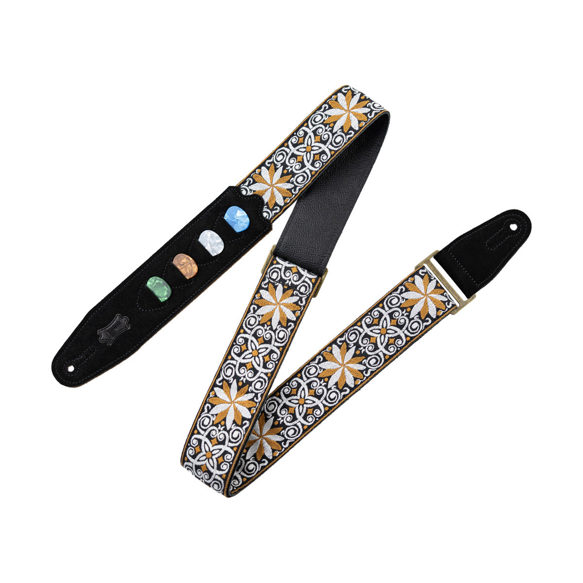 Levy's 2" Vintage Hootenanny Jackguard Weave Guitar Strap