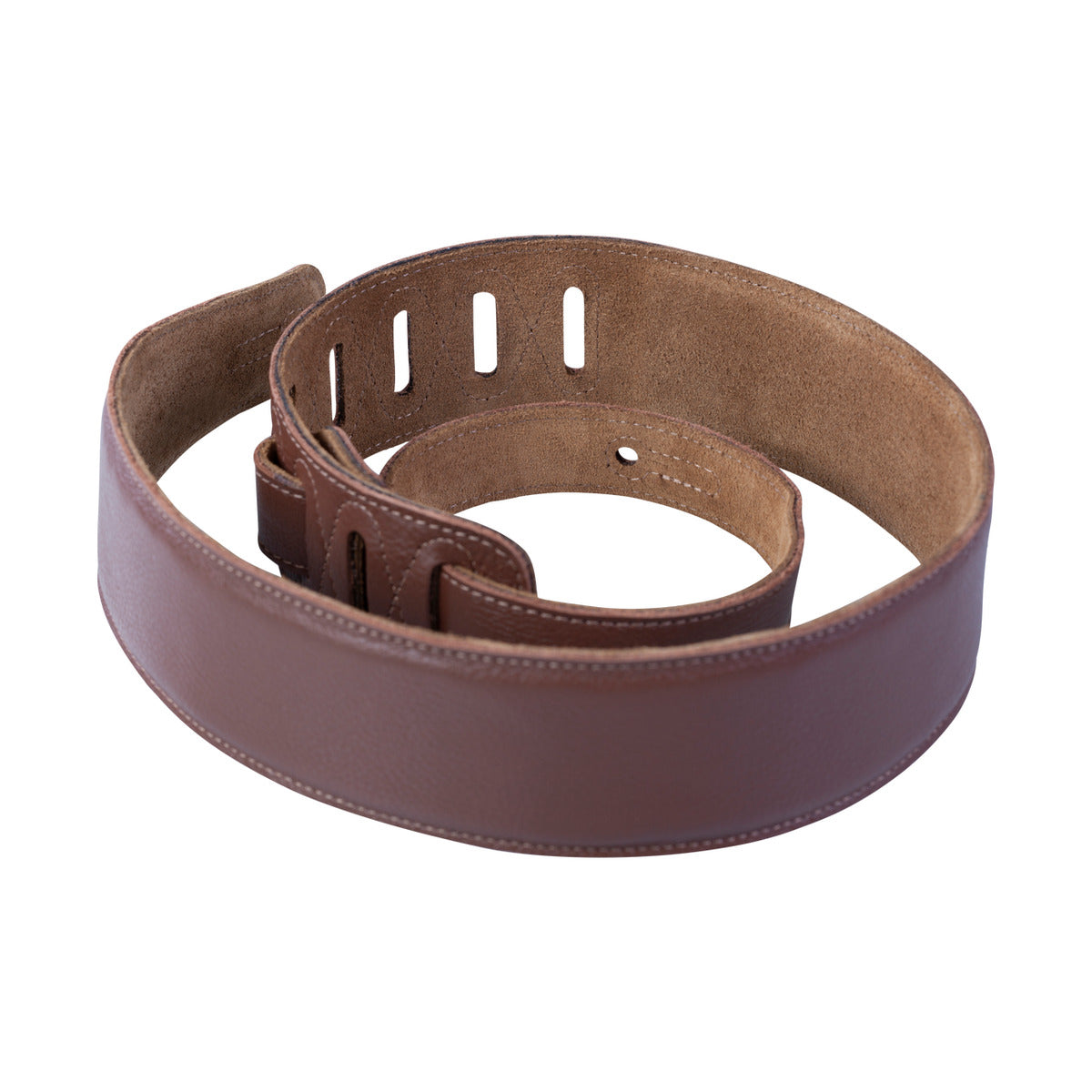 Levy's 2.5" Garment Leather Foam Strap Brown