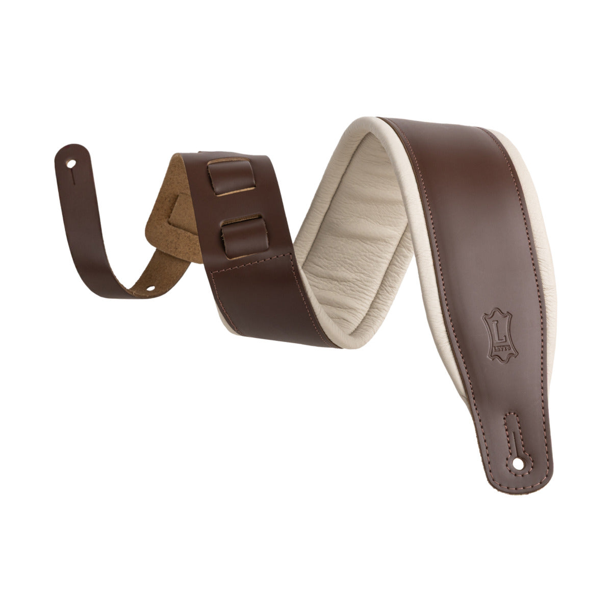 Levy's 3" Top Grain Leather Brown Cream