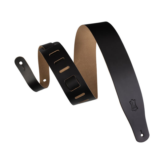 Levy's 2.5" Leather Strap Adjustable Black