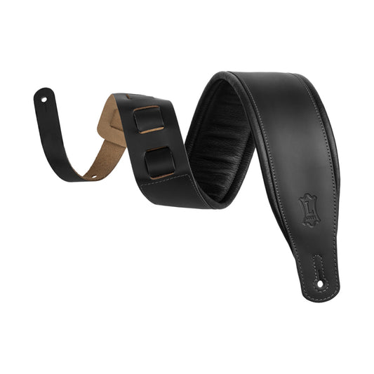 Levy's 3" Top Grain Leather Strap Black