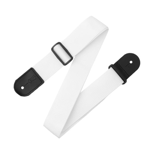 Levy's 2 inch white poly guitar strap