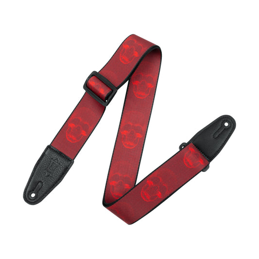 Levy's 2" Poly Guitar Strap Red Bull