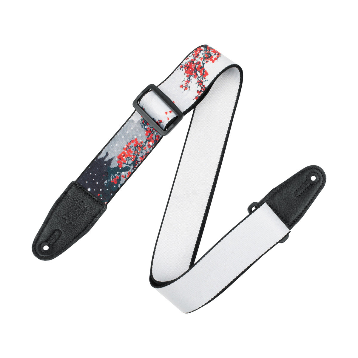 Levy's 2" Poly Guitar Strap Cherry Blossom