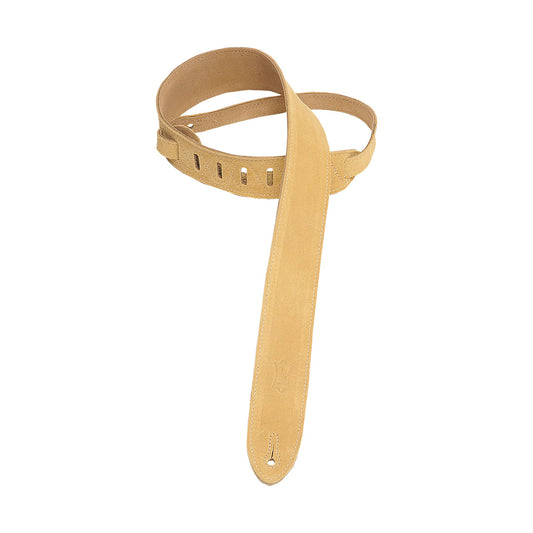 Levy's 2" Suede Guitar Strap Tan