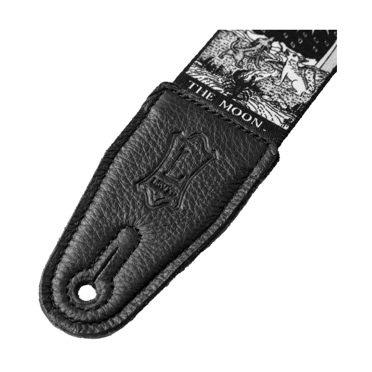 Levy's 2" Tarot Black & White Guitar Strap