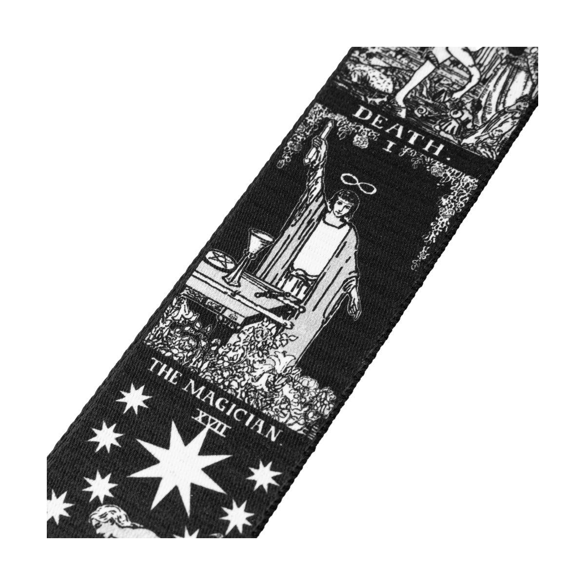 Levy's 2" Tarot Black & White Guitar Strap