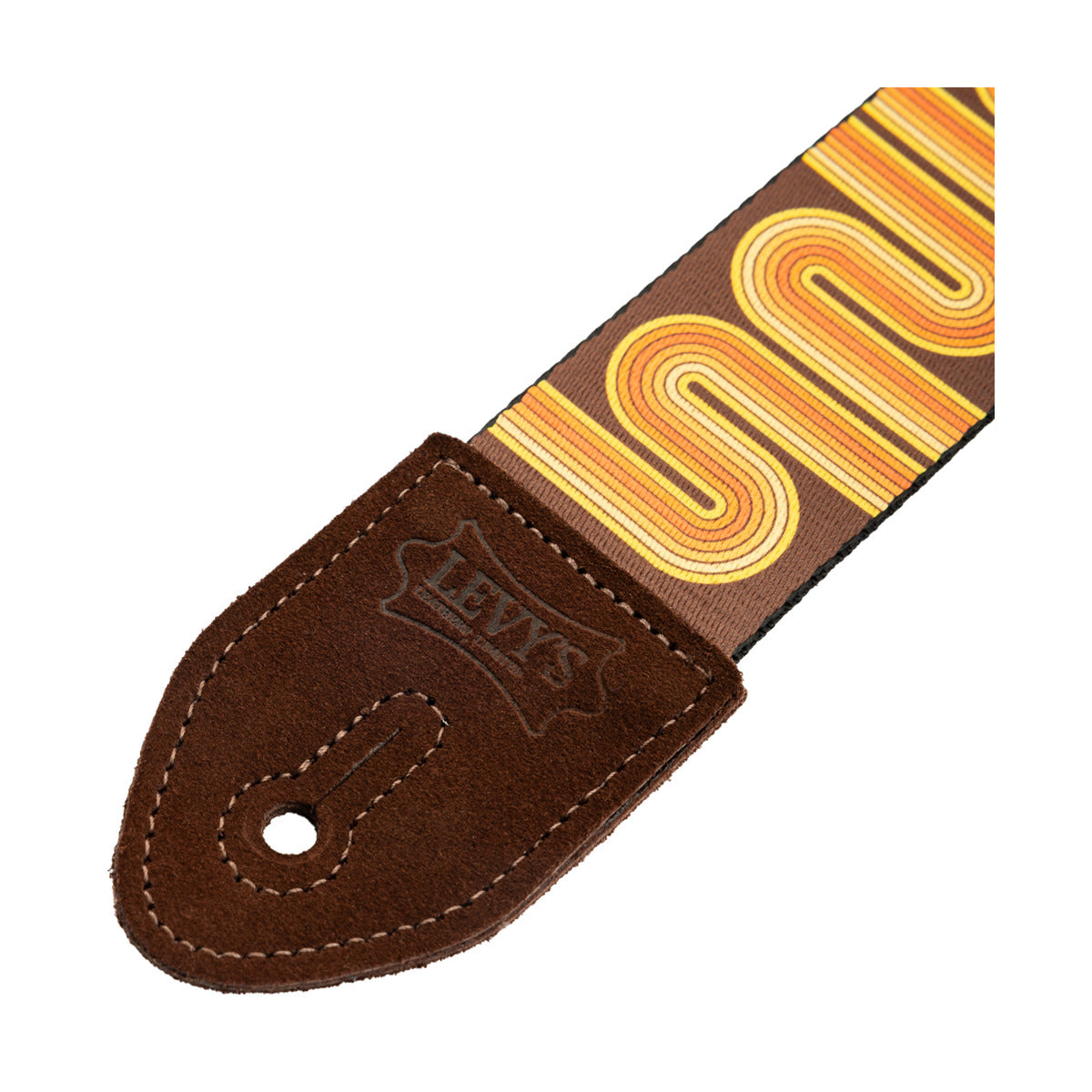Levy's Mid Century Modern Guitar Strap Brown