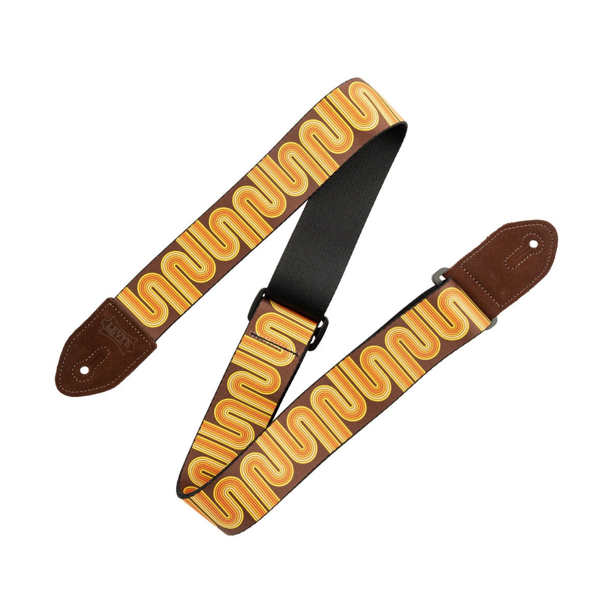 Levy's Mid Century Modern Guitar Strap Brown