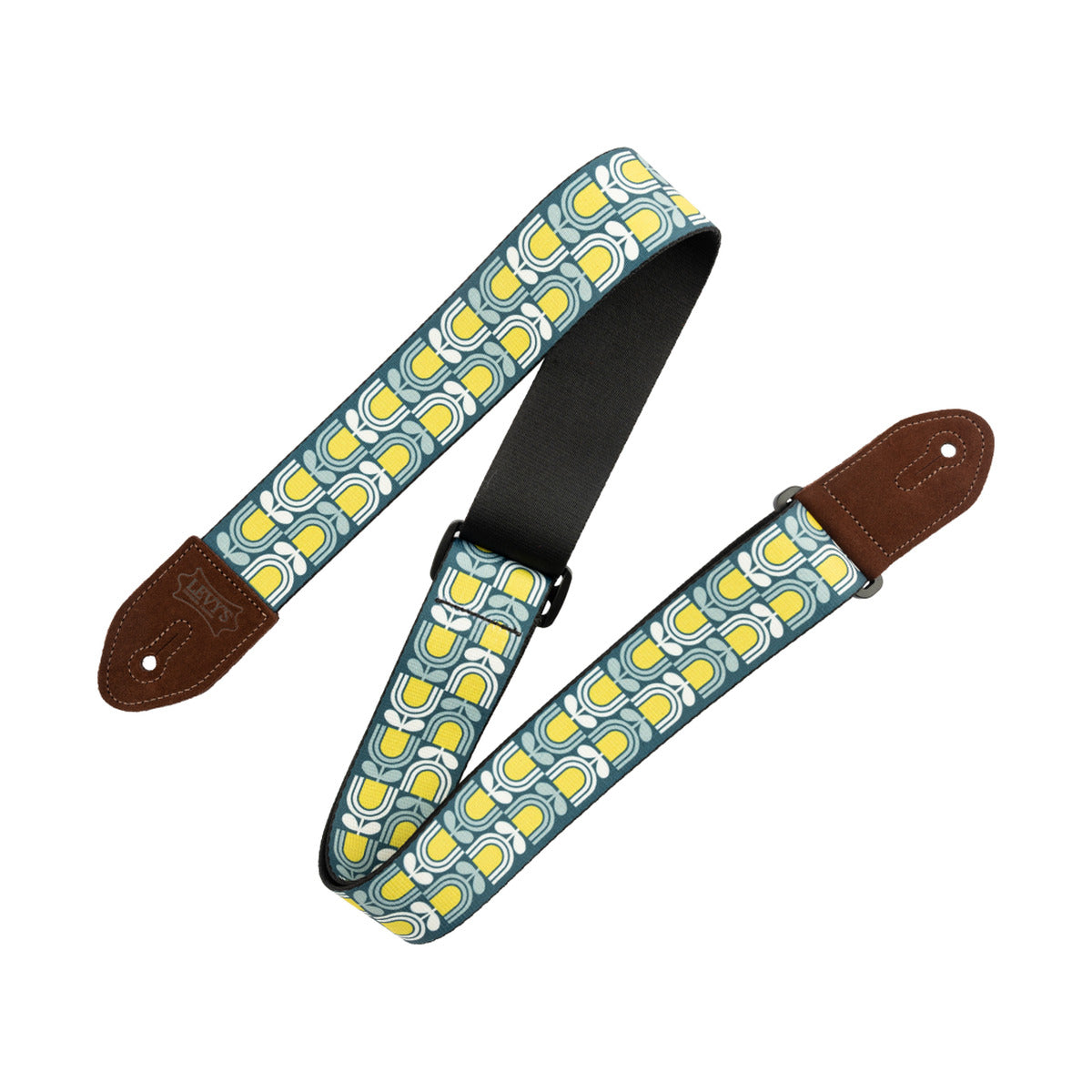 Levy's Mid Century Modern Guitar Strap Brown