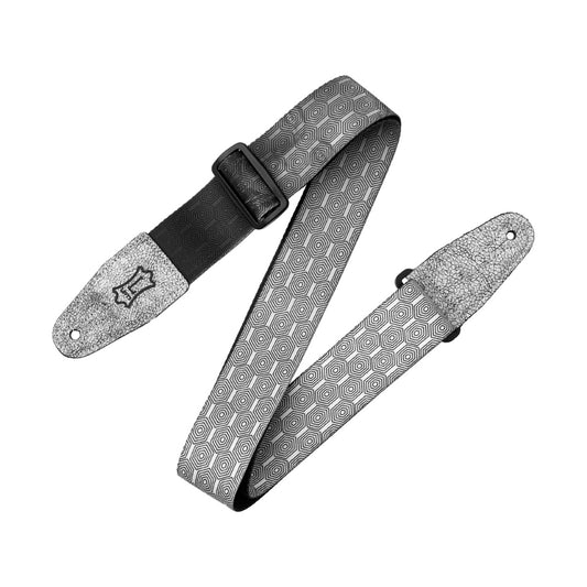 Levy's Optical Illusion Guitar Strap Black