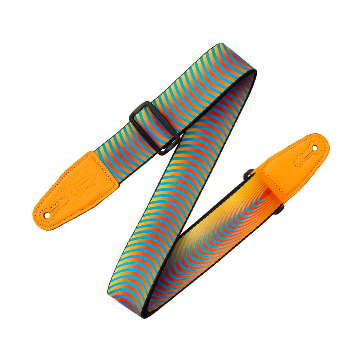 Levy's Optical Illusion Guitar Strap Orange