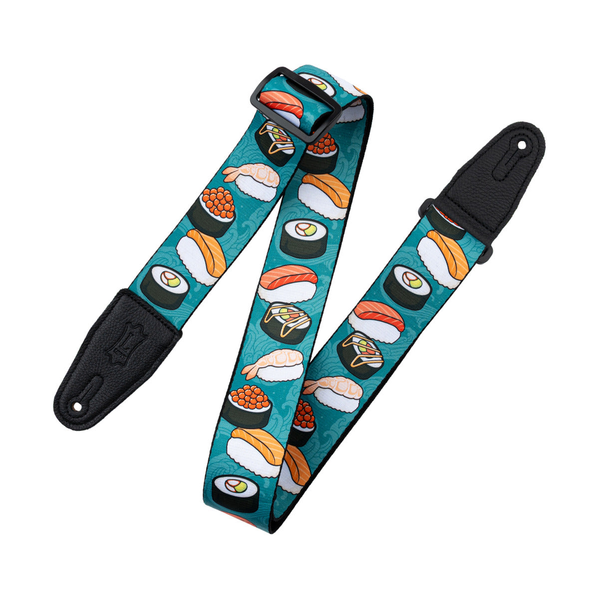 Levy's Tasty Grooves Poly Guitar Strap Sushi Roll