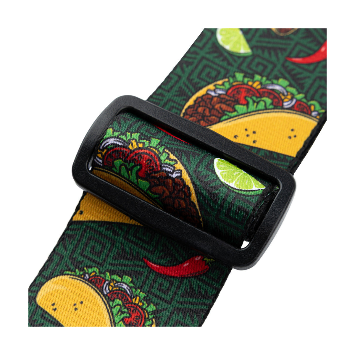 Levy's Tasty Grooves Guitar Strap Green Taco
