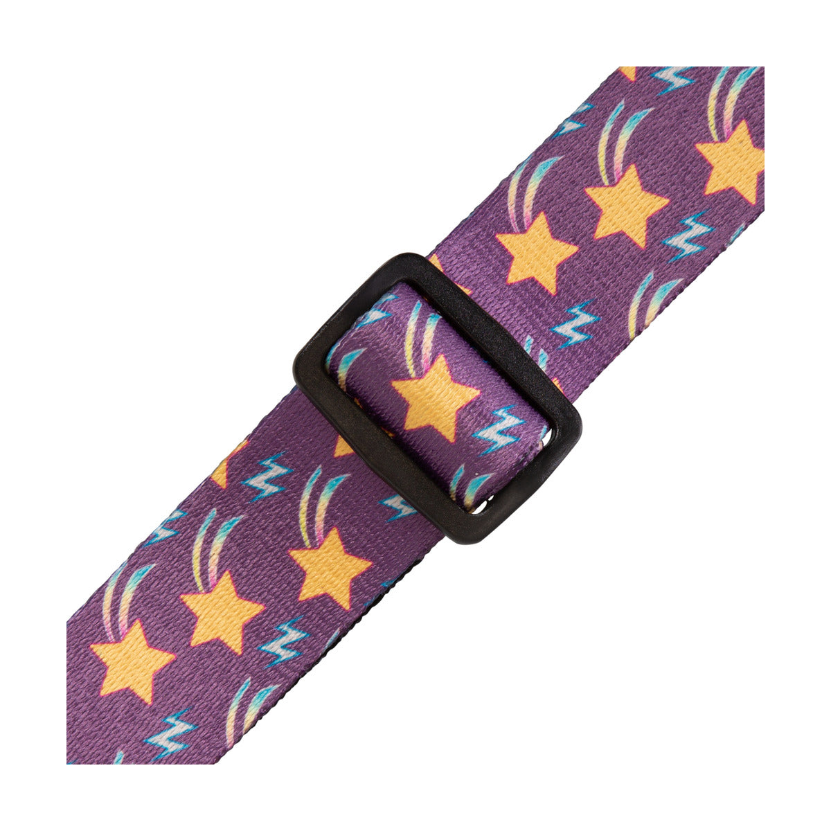 Levy's 1.5" Mpjr Kids Guitar Strap in Printed Shooting Star Pattern