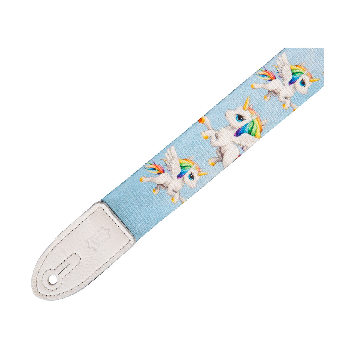 Levy's 1.5" Mpjr Kids Guitar Strap in Printed Unicorn Pattern