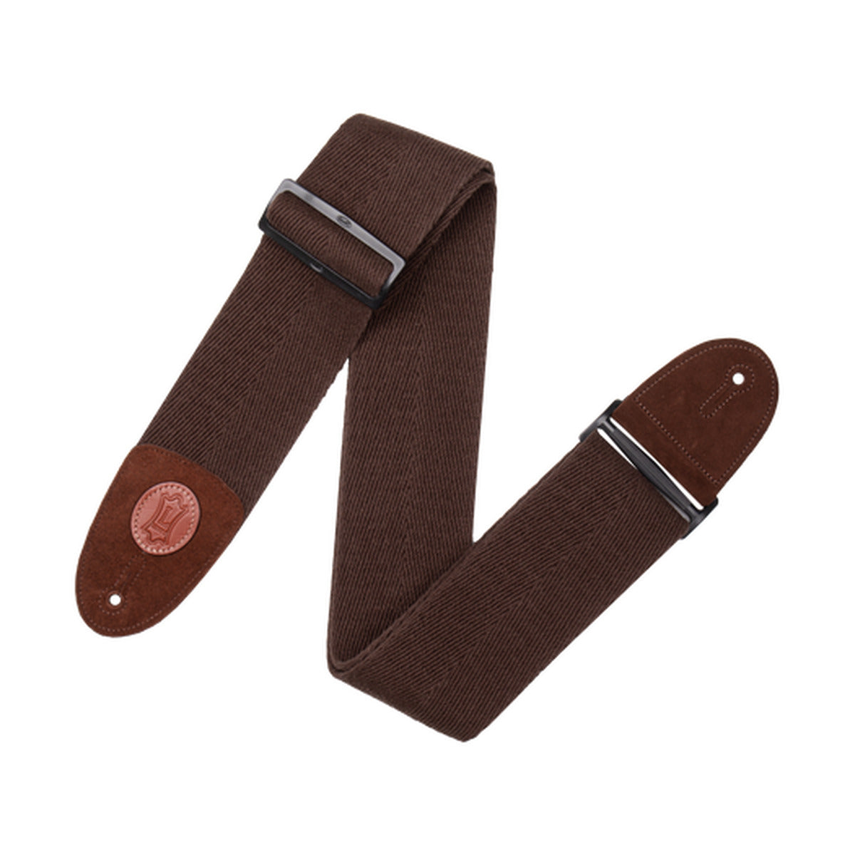 Levy's 3" Heavy Weight Cotton Guitar Strap Brown