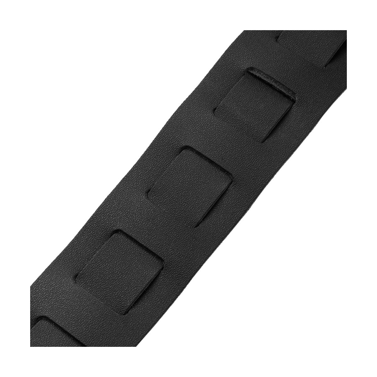 Levy's Matt Black Leather Guitar Strap