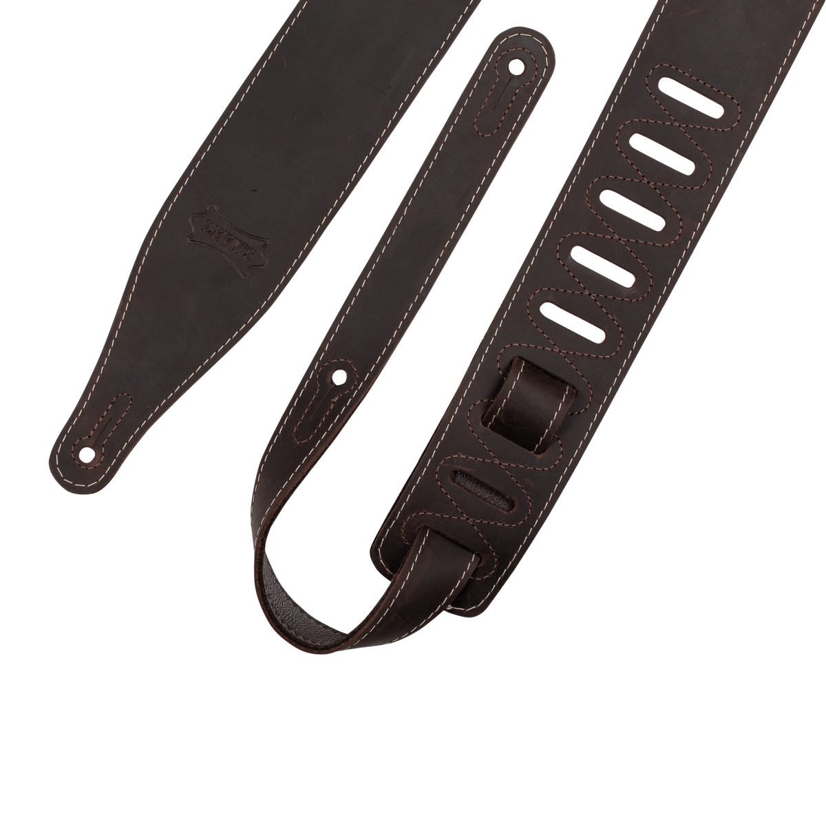 Levy's Map Strap Dark Brown