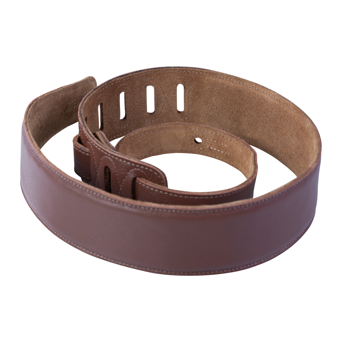 Levy's 2.5" Garment Leather Foam Strap Brown
