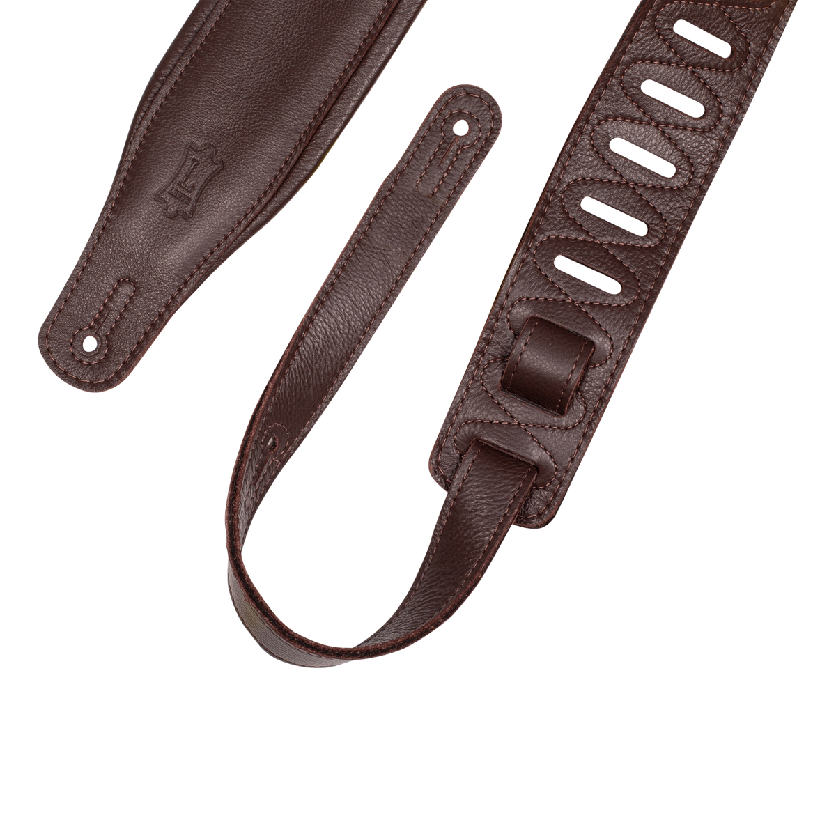 Levy's 3" Dark Brown Garment Leather Strap