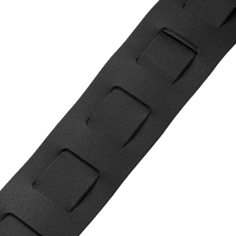 Levy's Matt Black Leather Guitar Strap