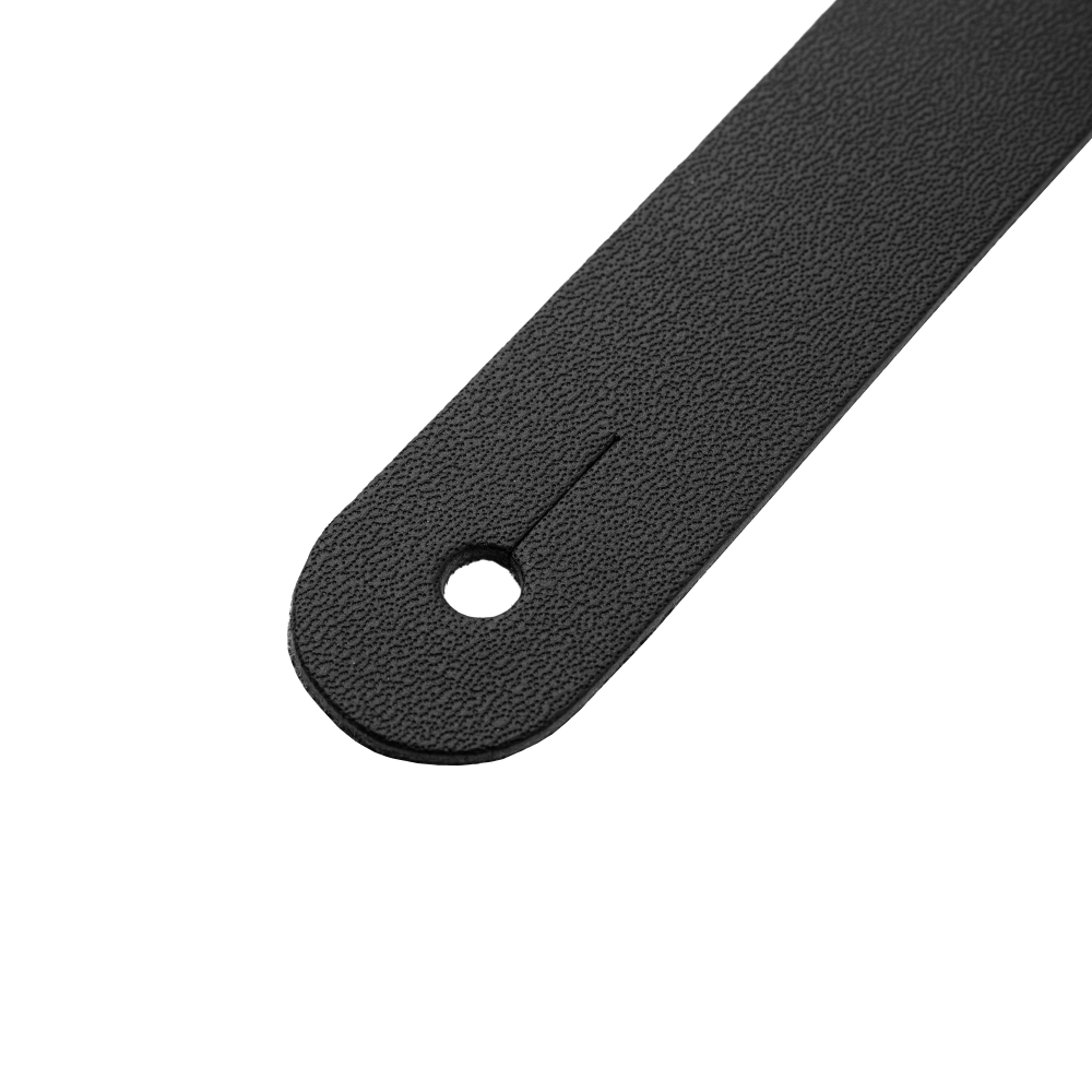 Levy's Matt Black Leather Guitar Strap